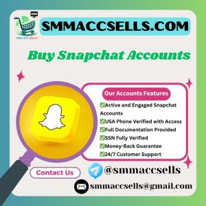 Buy Snapchat Accounts | Aged and High Quality 100% Authentic Accounts If you want to reach your goals with a verified, older, and high-quality, secure Snapchat account, then with SmmAccSells.com, you can buy Snapchat accounts that are verified, safe, and tailored to your goals—without any guesswork or shortcuts. Our process ensures transparency, security, and accountability so that you can create content with confidence. We provide high-quality, 100% safe, and fully verified Snapchat accounts. We are 100% trustworthy, so there is no need to worry about losing your money. So buy verified Snapchat account and enjoy it. If You Want To More Information just Contact us: Telegram: @smmaccsells Email: smmaccsells@gmail.com 